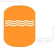Service Tanks and Overflow bespoke graphic png image